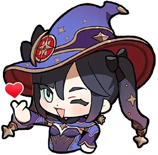 😉 emoji Genshin impact ! @lucifella Telegram sticker 23 of 120