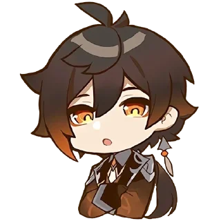 🤨 emoji Genshin impact ! @lucifella Telegram sticker 7 of 120
