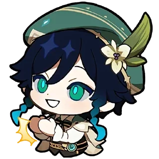 😁 emoji Genshin impact ! @lucifella Telegram sticker 20 of 120