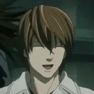 😄 emoji Death note @anime_stickerr Telegram sticker 17 of 25