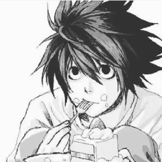 🍰 emoji Death note @anime_stickerr Telegram sticker 20 of 25