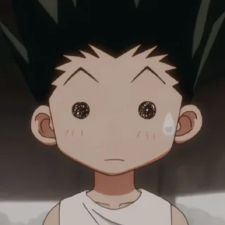 😐 emoji Gon Frix Telegram sticker 2 of 17