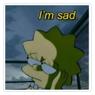 💟 emoji sad Telegram sticker 6 of 22