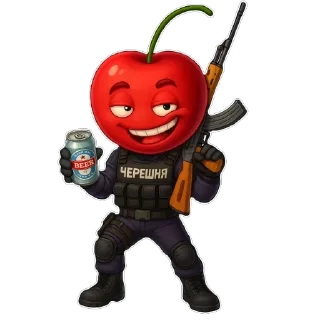 🫥 emoji ЧЕРЕШНЯ # Youtube 🍒 Telegram sticker 9 of 22