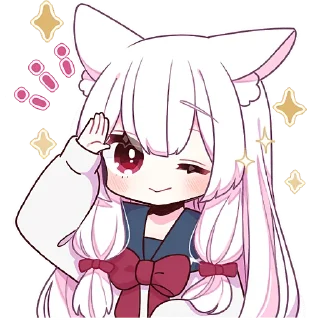 👋 emoji Сладкая зайка @Nyasticks Telegram sticker 22 of 41