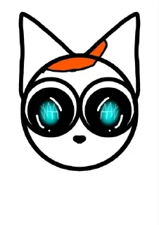 Sticker from Кот Снежок