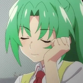 😌 emoji Sonozaki sisters | @hig7rashi Telegram sticker 24 of 51
