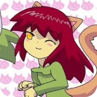Sticker from Koneko-chan NNSG  by:@Sendwich_eeee