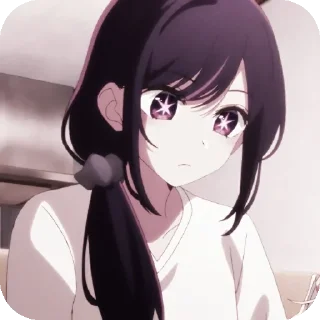 🥳 emoji 人但      °  Ai Hoshino    ₊      ꒰ ꭷ´ ·  ꒱ Telegram sticker 12 of 22