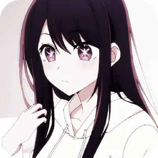 🥳 emoji 人但      °  Ai Hoshino    ₊      ꒰ ꭷ´ ·  ꒱ Telegram sticker 9 of 22