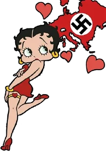 😏 emoji Nazi Betty Boop Telegram sticker 14 of 20