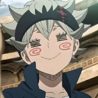 Sticker from Чёрный клевер @anime_sticks