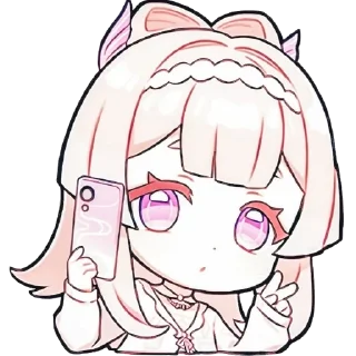 🪷 emoji Кокоми♡(Сара): @GenshinImpact_Jingua Telegram sticker 8 of 55