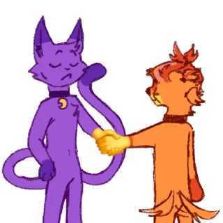 🤝 emoji Dogday&Catnap!! Telegram sticker 8 of 18