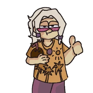 👍 emoji Летние сезоны Telegram sticker 22 of 37