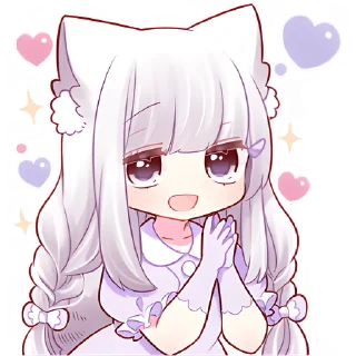 😍 emoji Летние волчата @Nyasticks Telegram sticker 8 of 41