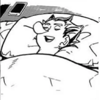 😪 emoji Бокуто и Куроо♥︎ Telegram sticker 24 of 89
