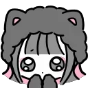 Sticker from HD jirai girl (1)  ♡  @ririmoji
 by CORONE (line)