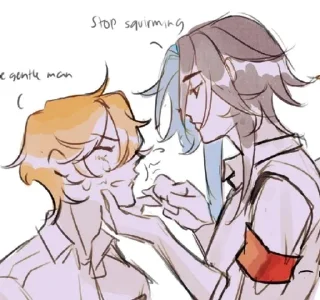 🫡 emoji аякс и сяо, как и просили Telegram sticker 15 of 32