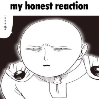 🤨 emoji random shit from opm Telegram sticker 16 of 24