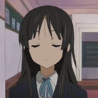😌 emoji міо к-он Telegram sticker 7 of 75