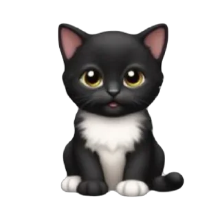 🌟 emoji free pack black ⟡ @stikidari Telegram sticker 20 of 29