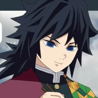 ☺ emoji •Giyu Tomioka• Telegram sticker 5 of 20