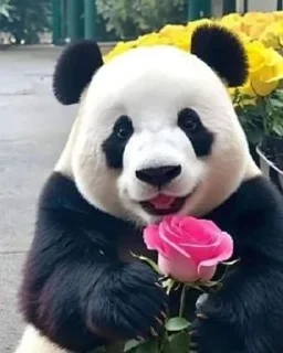 😍 emoji panda :: @Mubinaspandas Telegram sticker 17 of 18