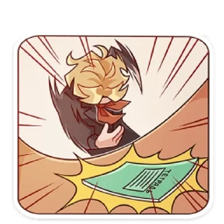 😤 emoji Школьный Владик без текста Telegram sticker 16 of 49