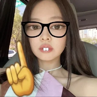 🤍 emoji ੭ৎ jennie @s1ncer0 Telegram sticker 18 of 35