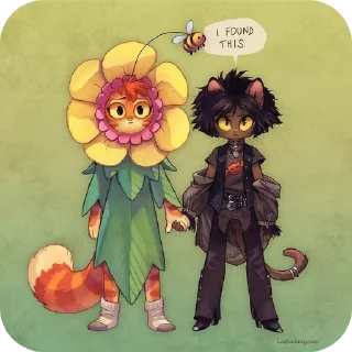 🧸 emoji Lackadaisy Telegram sticker 6 of 15