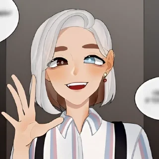 🤍 emoji ⸙𝓜𝓲𝓻𝓪⸙ Telegram sticker 17 of 40