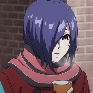 ☕️ emoji ઈઉ Touka | @stikerpakcs Telegram sticker 20 of 84