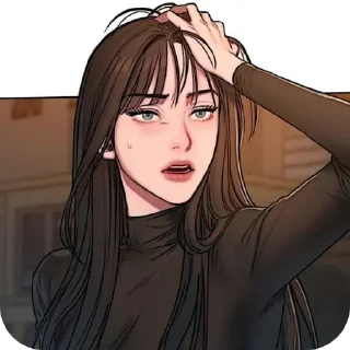 💇 emoji 🌹Kang Yuna Telegram sticker 23 of 78