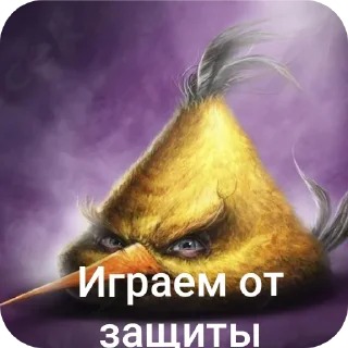 🐦 emoji Злые птички Telegram sticker 18 of 18