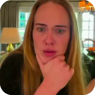 😳 emoji Adele by @savelev_2006 Telegram sticker 7 of 67