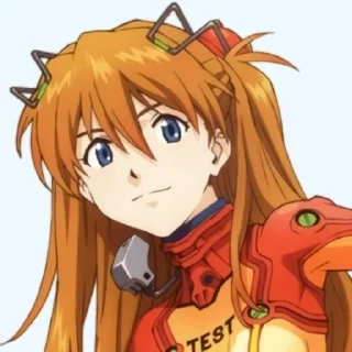 🙂 emoji Asuka Langley from @griifithh Telegram sticker 23 of 116