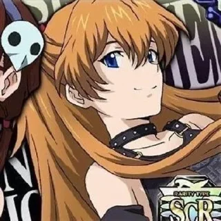 😌 emoji Asuka Langley Soryu Telegram sticker 24 of 33