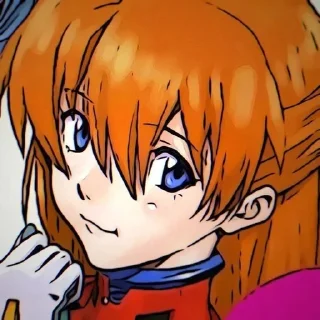 😊 emoji Asuka Langley from @griifithh Telegram sticker 15 of 116