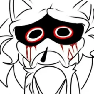 😭 emoji Sonic horror Telegram sticker 10 of 97