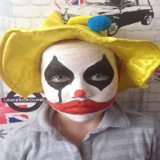 🤡 emoji вова конч нахуй Telegram sticker 22 of 61
