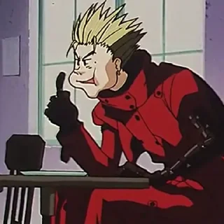 😏 emoji trigun @kotSOAD Telegram sticker 13 of 30
