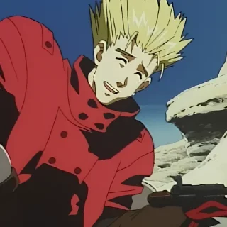 Sticker from Trigun Vash | Вэш Ураган