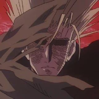 😐 emoji Trigun Telegram sticker 23 of 46