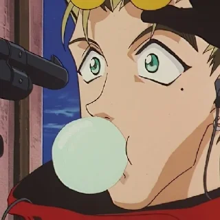 😶 emoji Trigun Telegram sticker 15 of 46