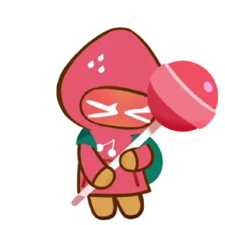 🍓 emoji Strawberry Cookie! Telegram sticker 23 of 28