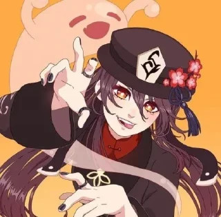 👻 emoji Ху тао Telegram sticker 6 of 120