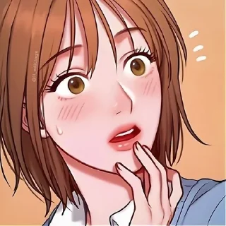 🌊 emoji Ким Минджу Telegram sticker 24 of 98