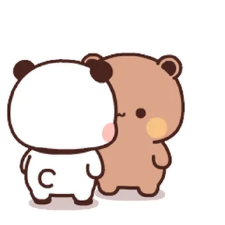 😊 emoji Dudu & Bubu 1 @twix_bears Telegram sticker 22 of 120