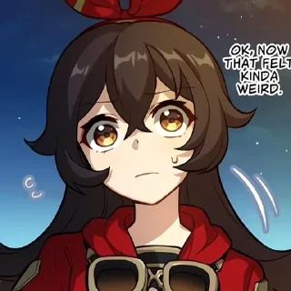 😕 emoji Amber is so cute. ꒰⑅ᵕ༚ᵕ꒱˖♡ Telegram sticker 9 of 39